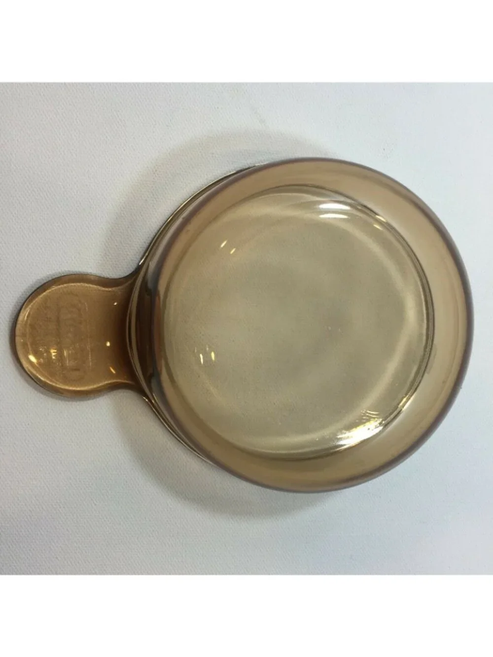 Corning Vision Ware Glass Amber Cookware USA V-150-B Grab It & Go Food Dish Bowl